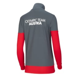 Erima Damen ÖOC Athleten Trainingsjacke grau/rot